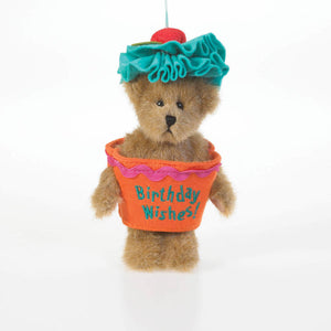 Lil' Wishes Frostin' Fluff-Boyds Birthday Bears Ornament #4016977