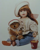 Lucinda with Gilligan...By the Sea-Boyds Bears Porcelain Doll #4929