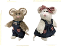 Sharp & Cottage McNibble-Boyds Bears Mouse Mice Set #99644V QVC Exclusive ***Hard to Find***