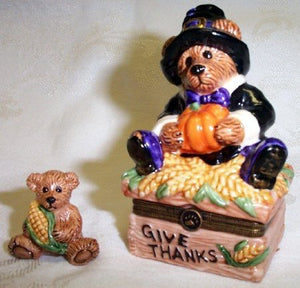 Miles...Give Thanks-Boyds Bears Le Bearmoge Collection #392004