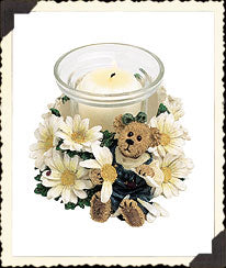 Miss Daisy...He Loves Me!-Boyds Bears Bearstone Votive Holder #27760