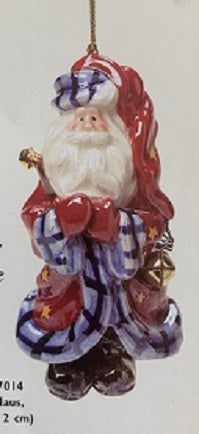 Nickleby Sparkleclaus-Boyds Bears Resin Santa Ornament #397014