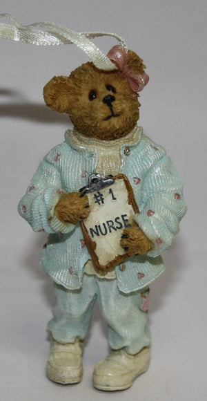 Nurse Karen-Boyds Bears Bearstone Ornament #257066