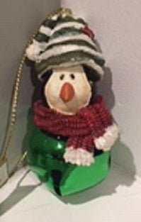 Green Penguin Kringle Bell-Boyds Bears Resin Penguin Ornament #293003-2