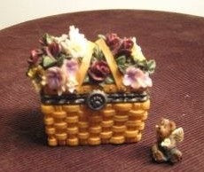 Posie's Market Basket-Boyds Bears Treasure Box #392127LB Longaberger Exclusive ***Hard to Find***