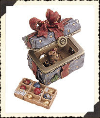Topper's Ornament Box with "Tangle" McNibble-Boyds Bears Treasure Box #83012