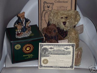 Uncle Gus & Honeybunch-Boyds Mohair Bears #99526V LE QVC Set