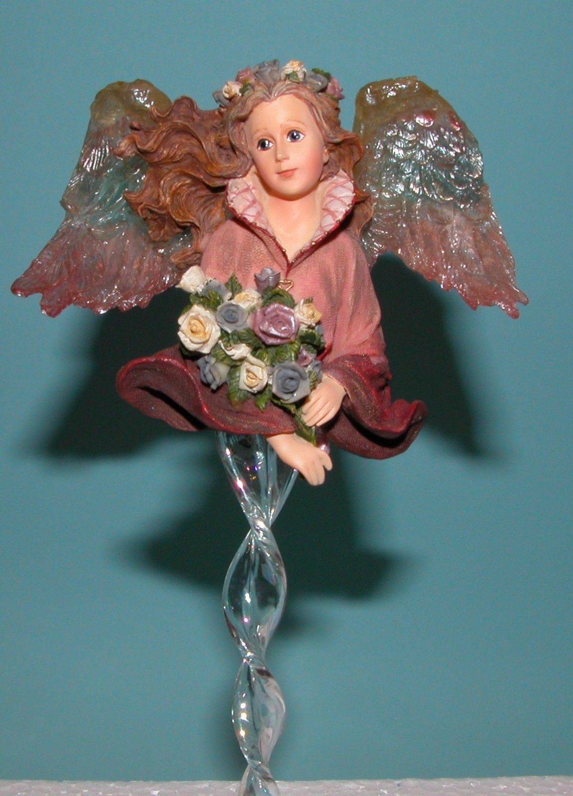 Viviana Guardian of Love-Boyds Bears Charming Angels Resin Ornament #25103