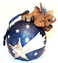 WILSON W/SHOOTING STAR-BOYDS BEARS BEARSTONE ORNAMENT #25702