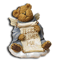 Mark...Jesus Loves Me-Boyds Bears God's Little Angels #24501