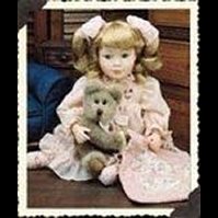 Cheryl Ann with Ashley-Boyds Bears Porcelain Doll #4917V QVC Exclusive
