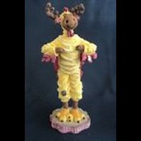 Clyde McCluckin' ... Flap-Flap, Waddle-Waddle, Clap-Boyds Bears Resin Moose #4020934