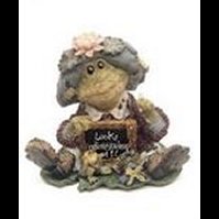 Ms. Lilypond... Lesson #1-Boyds Bears Resin Frog #36705