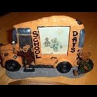 Pam & Dave... All Aboard-Boyds Bears School Bus Picture Frame #27305