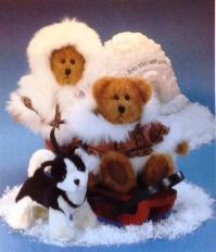 Arctic Adventure-Bailey, Edmund, Mush-Mush, Igloo, Dog Sled-Boyds Bears Limited Editions