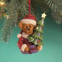 Ol' Saint Nick... Bearin' Gifts-Boyds Bears Resin Ornament #4016668