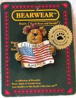 Betsey B America-Boyds Bears Patriotic Resin Pin #02002-73