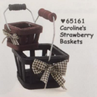 Caroline's Strawberry Baskets-Boyds Bears Accessory #65161