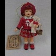 Jill with Tumbles...Up the Hill-Boyds Bears Resin Ornament #46001