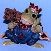 Charles Dunkleberger...Prince of Tales-Boyds Bears Resin Frog #36700