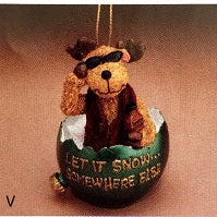Drifter...Let It Snow Somewhere Else-Boyds Bears Resin Ornament #25509