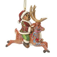 Kristopher Kringleclaus with Buckley-Boyds Bears Resin Ornament #4035832 Jim Shore Exclusive