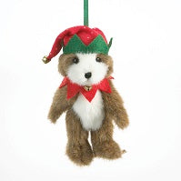 Lil' Elfie-Boyds Bears Puppy Dog Ornament #4023959