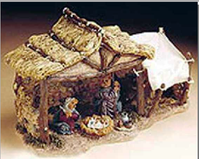 Little Star of Bethlehem Nativity-Boyds Bears Bearstone Nativity #2476 ***RARE***