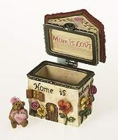 Momma Bearsworth's Blossoming Home with Lil' Rosie-Boyds Bears Treasure Box #4016623
