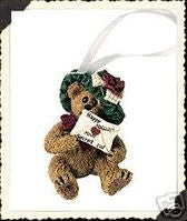 Christmas Train-Boyds Bears 9 Pc Bearstone Train Set #2484-2592