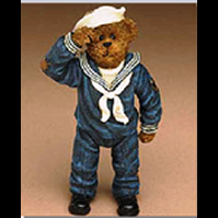 Navy Seaman McBear-Boyds Resin Shoe Box Bears #3251