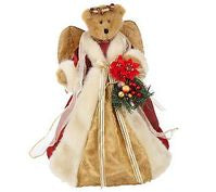 Noella Von Crimson-Boyds Bears Tree Topper Angel #4014675 QVC Exclusive