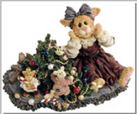 Patience Purrkins & The Mischief Makers...Christmas Catastrophe-Boyds Bears Purrstone #371016 LE