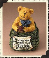 Stitch-Boyds Bears Resin Basketbearies #24702