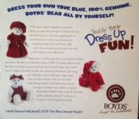 Teddy Bear Dress Up Fun-Boyds Bears Set #109270 BBC Exclusive ***Hard to Find***