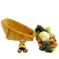 Vegetable Treasure Basket-Boyds Bears Treasure Box #393102LB Longaberger Exclusive